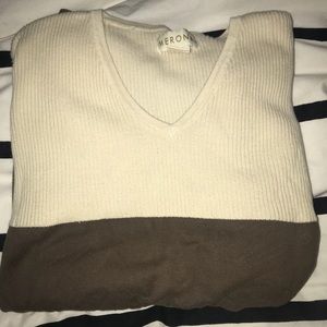 merona v neck vintage oversized sweater